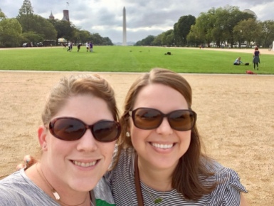 hanging out on the Mall